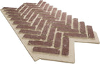 EverStone Herringbone Faux Brick Panel, 46 1/2"W x 25 1/4"H x 1"D, Old Town - Image 6