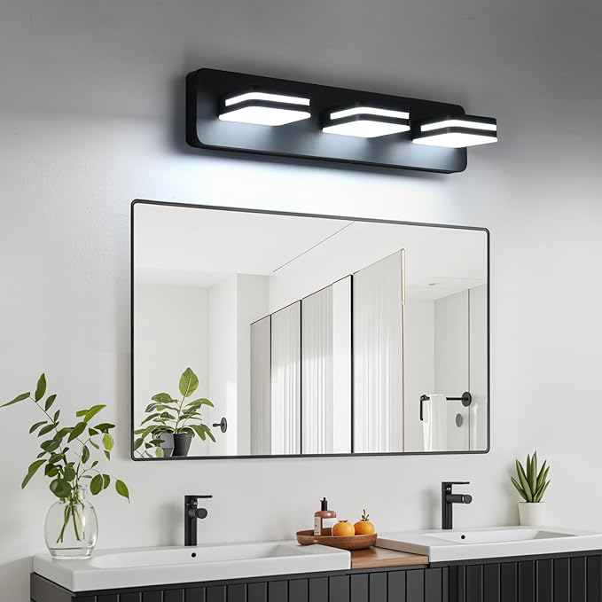 360° Rotate LED Dimmable Bathroom Vanity Light Fixtures, 1300LM Acrylic Matte - Image 7