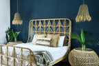 Safiyya 393"x17.7" Dark Blue Peel and Stick Wallpaper Blue Contact Paper Solid - Image 6