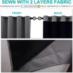 NICETOWN 100% Blackout Curtains - Image 5