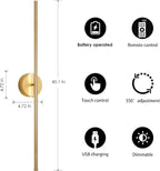 KARTOOSH Battery Operated Wall Sconces - Image 5