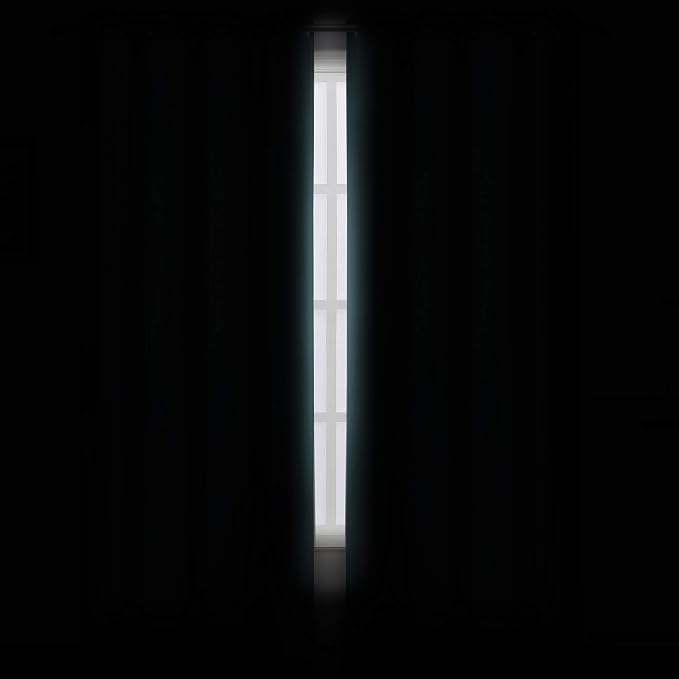LEMOMO Blackout Curtains 66 x 84 inch/Sea Teal Curtains Set of 2 Panels/Thermal - Image 3