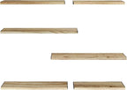 AMADA HOMEFURNISHING Long Wall Shelves, Rustic Farmhouse Style, Wood Floating - Image 9