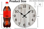 Wall Clock, Modern Wall Clocks Battery Operated, Silent Non Ticking Clock - Image 3