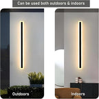 59inch-2Pack Long Outdoor Modern LED Wall Light, 45W Waterproof IP65 Warm White - Image 6