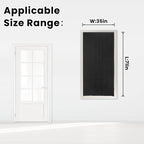 Adhesive Blackout Curtains- Self Stick Shades Window Blinds Curtains No Rod - Image 7