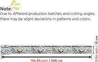 HOMETITUTE Wallpaper Border 4x196 Inch Peel and Stick Wall Border Wallpaper - Image 6