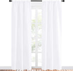 NICETOWN White Bedroom Curtain Panels - Image 2