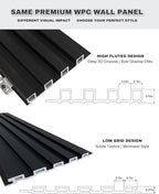 Extra Long Black Wall Panels for Interior Wall Décor 114x6.2x0.4in 8pack Modern - Image 8