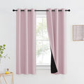 NICETOWN 100% Blackout Window Curtain Panels, Heat and Cold Blocking Drapes by NICETOWN