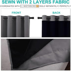 NICETOWN 100% Blackout Curtains - Image 5