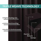 NICETOWN 100% Blackout Curtains 54 inches Long, 1 Pair, 42 inches Width Each - Image 5