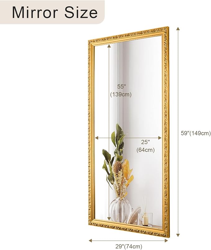 Large Decorative Mirror for Wall Decor, Big Vanity Mirror for Bathroom - Image 7
