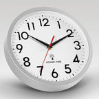 DAXSMY Atomic Wall Clock Analog 10 Inch Battery Operated Modern Decorative - Image 6