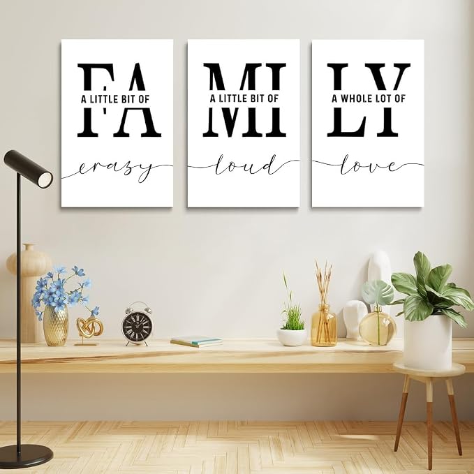 GUBIYU Family Wall Decor Set of 3 - Image 2