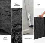 4-Pack 3D PU Stone Wall Panels for Interior Decor - Image 4