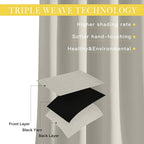 NICETOWN Patio Blackout Curtain Panels - Image 2