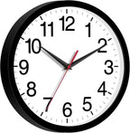 Rohioue 12 Inch Wall Clock Modern Battery Operated Silent Non Ticking Analog - Image 8