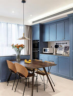Dimoon 590''x17.7'' Blue Peel and Stick Wallpaper Contact Paper Modern Self - Image 6