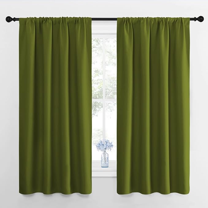 NICETOWN Window Curtains for Bedroom, 2 Panels, W42 x L48 -Inch, Home by NICETOWN