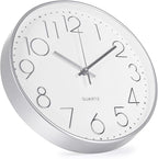 Wall Clock Non-Ticking Silent Modern Simple Style Round Decor Clock - Image 2