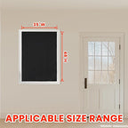 AJAZZ self Adhesive Portable 100% Blackout Curtains Simple and Easy to - Image 6