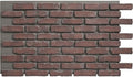 EverStone Aged Brick Faux Brick Panel, 46 7/8"W x 27"H x 1 1/4"D, Stratus Color by EkenaMillwork