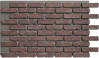 EverStone Aged Brick Faux Brick Panel, 46 7/8"W x 27"H x 1 1/4"D, Stratus Color by EkenaMillwork
