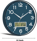 AKCISOT Wall Clock 12 Inch, Non-Ticking Silent Battery Operated Analog - Image 2