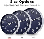 HZDHCLH Wall Clocks Battery Operated, Wall Clock Navy Blue, 8 inch Wall Clock - Image 5