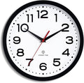 Roymnie Atomic Wall Clock 12 Inch, Modern Clock Battery Operated Classic Analog by Unknown