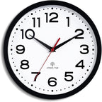Roymnie Atomic Wall Clock 12 Inch, Modern Clock Battery Operated Classic Analog by Unknown
