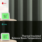 MIULEE Blackout Curtains for Bedroom Living Room 2 Panels, Thermal Insulated - Image 3