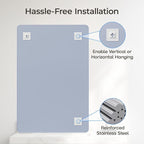 USHOWER Frameless Bathroom Mirror - Image 5