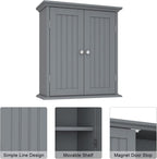 ChooChoo Bathroom Wall Cabinet, Over The Toilet Space Saver Storage Cabinet - Image 8