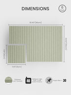 Bumusty Large Cork Board Alternative-36 x 24" Felt Bulletin Board Tiles - Image 2