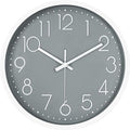 JUSTUP 12in Non-Ticking Wall Clock, Silent Battery Operated Wall Clock by Justup