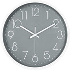JUSTUP 12in Non-Ticking Wall Clock, Silent Battery Operated Wall Clock by Justup