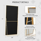 Beauty4U 79" x 39" Full Length Mirror - Image 5
