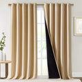 NICETOWN Thermal Insulated 100% Blackout Curtains, Cold Noise Reducing by NICETOWN