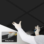 Smooth Black Drop Ceiling Tile 2ft x 2ft, PVC Ceiling Panel – Waterproof - Image 8
