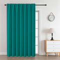 CUCRAF Turquoise Blackout Curtains Customize, Rod Pocket Room Darkening Curtain by CUCRAF