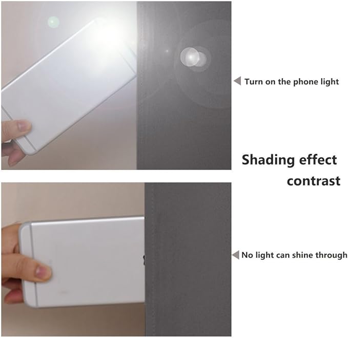 NICETOWN 100% Blackout Blinds, 52 inches x 120 inches, Laundry Room Decor - Image 3