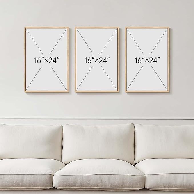 Framed Vintage Matisse Wall Art, Large Set of 3 Piece Colorful Canvas Artwork - Image 5