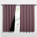 NICETOWN Dry Rose 100% Blackout Lined Curtains, 2 Thick Layers Completely by NICETOWN