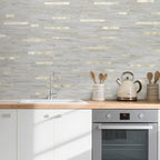 AULIGET 20 Sheets Faux Stone Peel and Stick Backsplash - Image 2