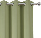 LEMOMO Sage Green Thermal Blackout Curtains/38 x 63 Inch/Set of 2 Panels Room - Image 6