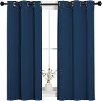 NICETOWN Bedroom Curtain Panels Blackout Draperies, Thermal Insulated Solid - Image 2