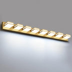 IZORRO LED Modern Bathroom Lights Fixtures, Brushed Glod Acrylic Wall Lighting by IZORRO