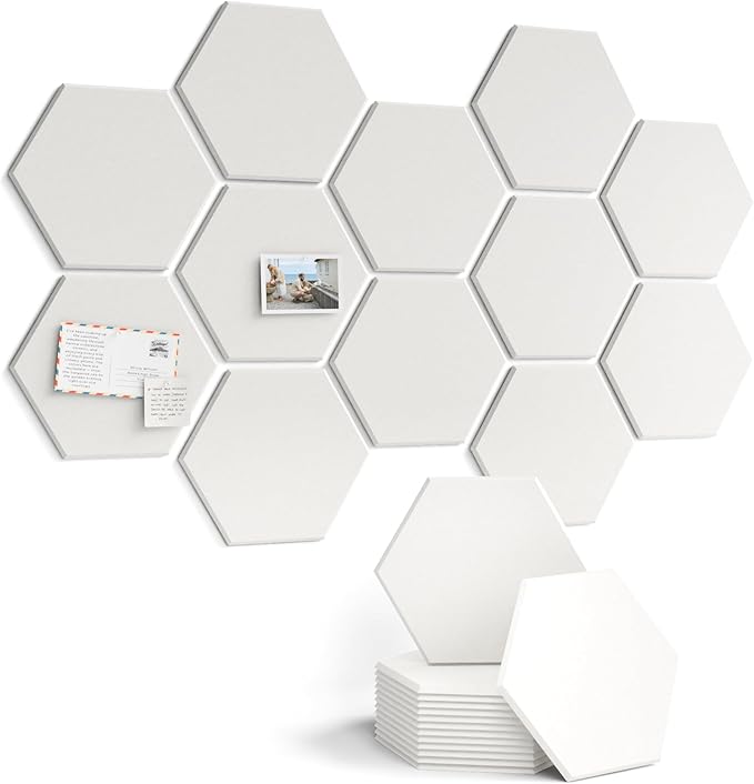 Fluxynara Hexagon Cork Board Alternative by FLUXYNARA